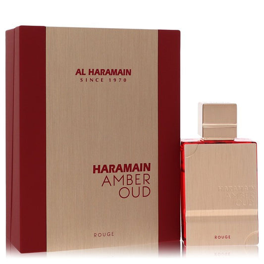 Al Haramain Amber Oud Rouge by Al Haramain Eau De Parfum Spray 2 oz (Men) W2B