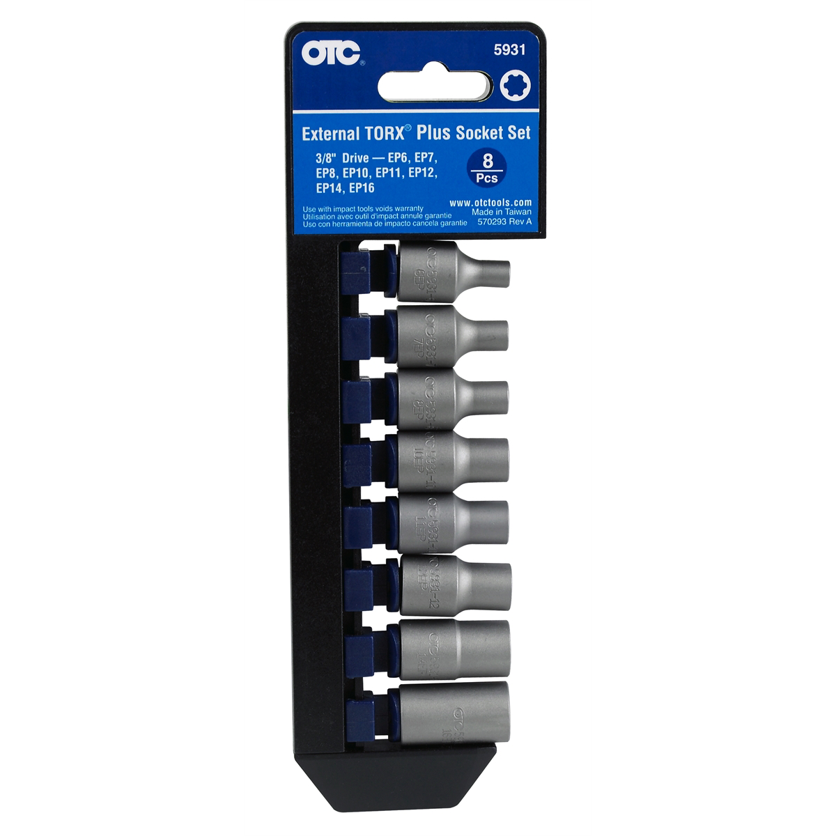 OTC External Torx PLUS Socket Set (8 Pc)