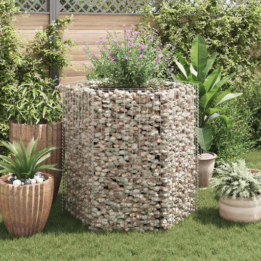 Hexagonal Gabion Raised Bed 39.4"x35.4"x39.4 W2B