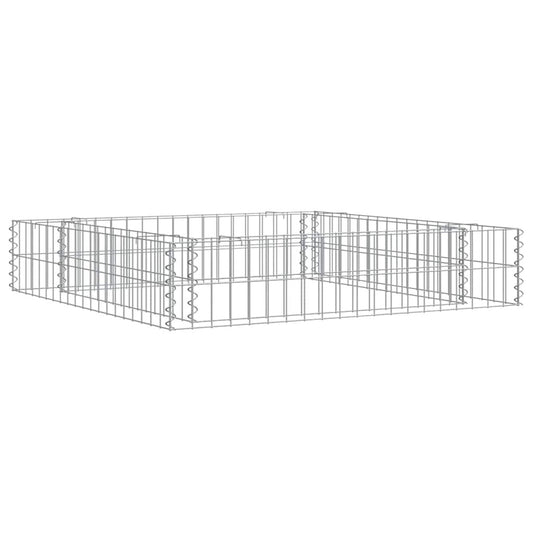 Gabion Raised Bed Galvanized Steel 39.4"x39.4"x7.9 W2B