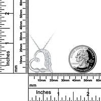 Sterling Silver Guardian Angel Wings Heart Shape Infinity Symbol Pendant Necklace For Women And Girls LadyShow.Store