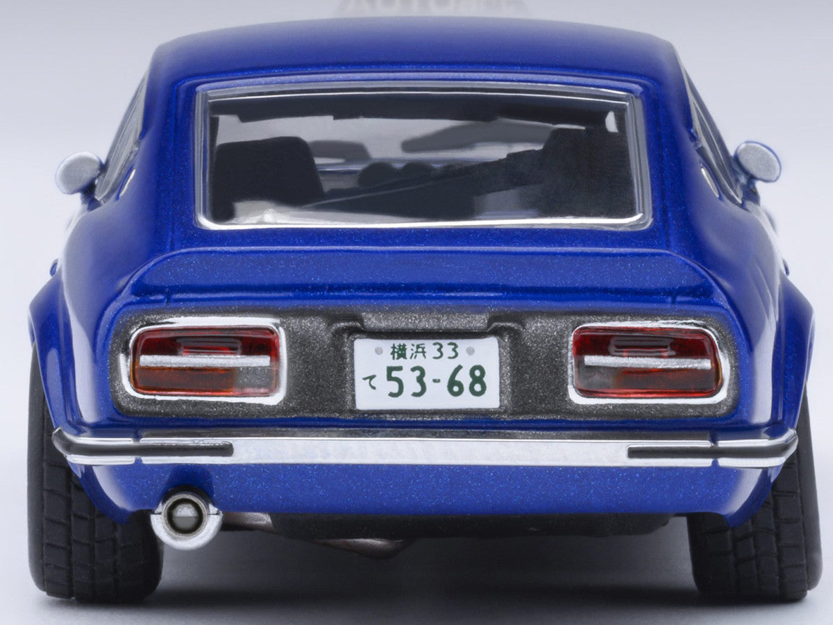 Nissan Fairlady Z RHD (Right Hand Drive) "Akuma No Z" Blue Metallic "Wangan Midnight - Comic #4 Version" Manga 1/64 Model Car by Autoart Autoart