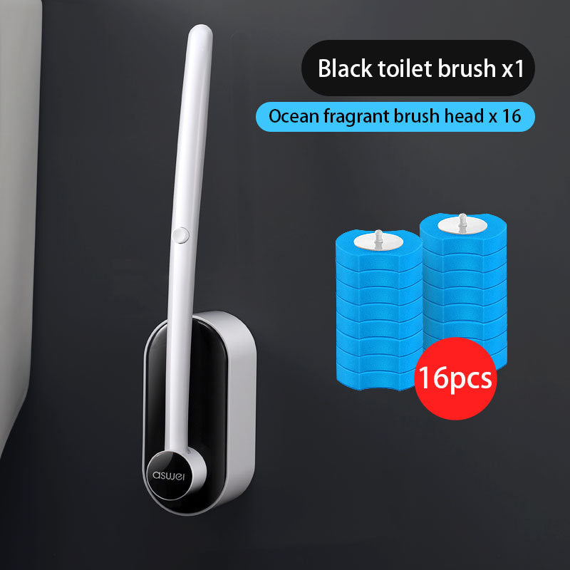 Disposable No Dead Angle Toilet Cleaning Brush Best YouTube Store