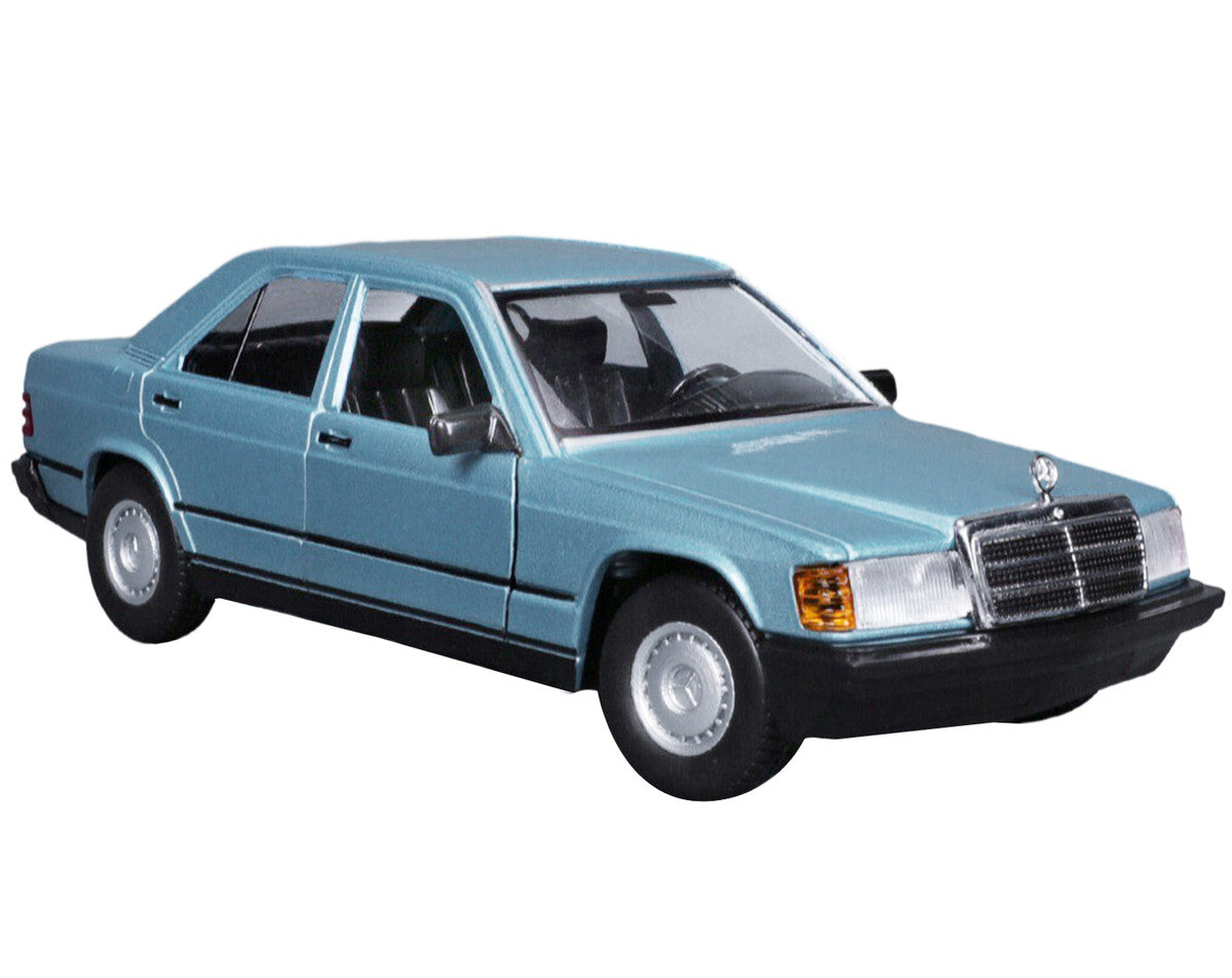 Mercedes-Benz 190 E 2.6 Blue Metallic 1/24 Diecast Model Car by Bburago Bburago