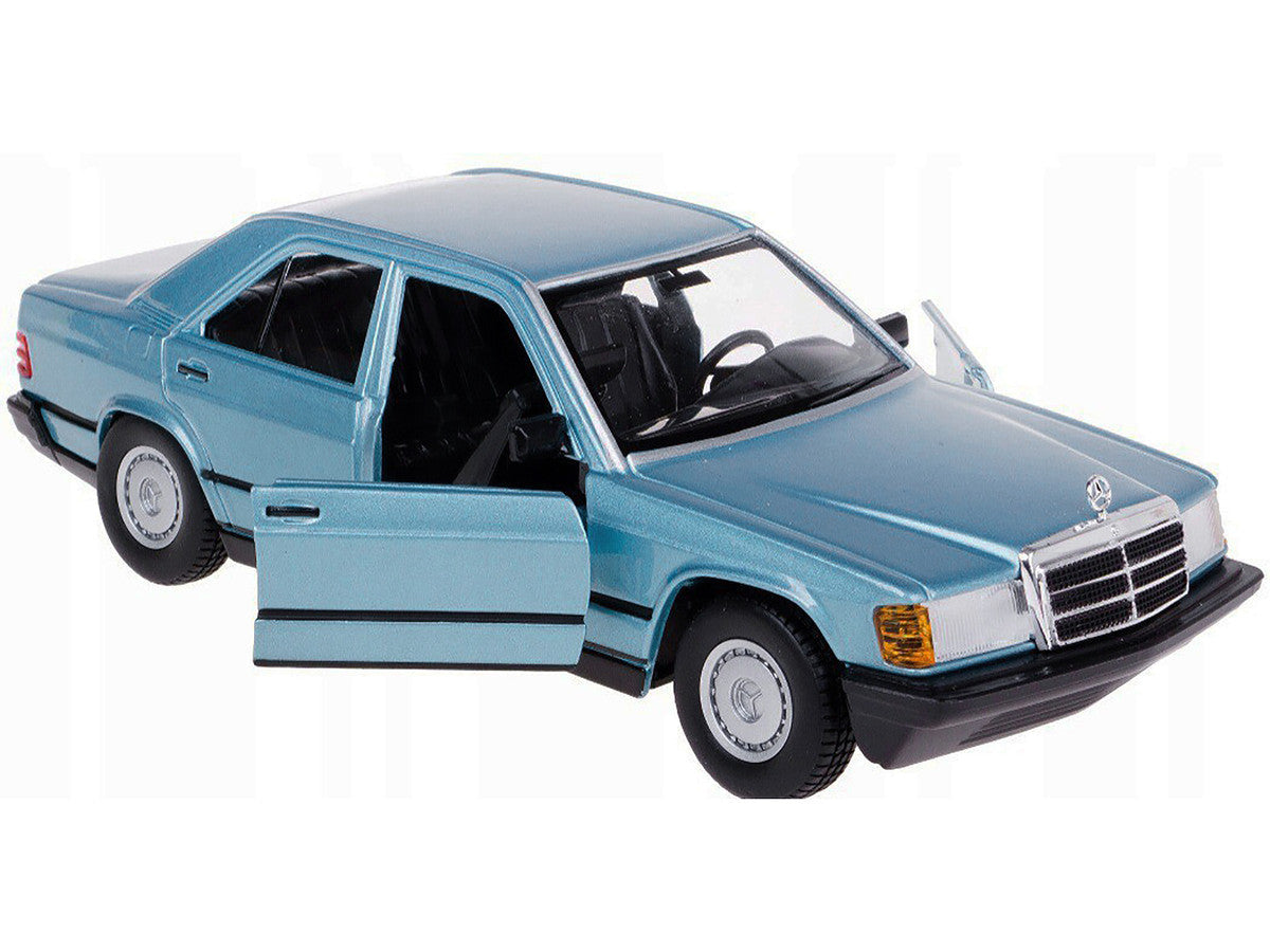 Mercedes-Benz 190 E 2.6 Blue Metallic 1/24 Diecast Model Car by Bburago Bburago
