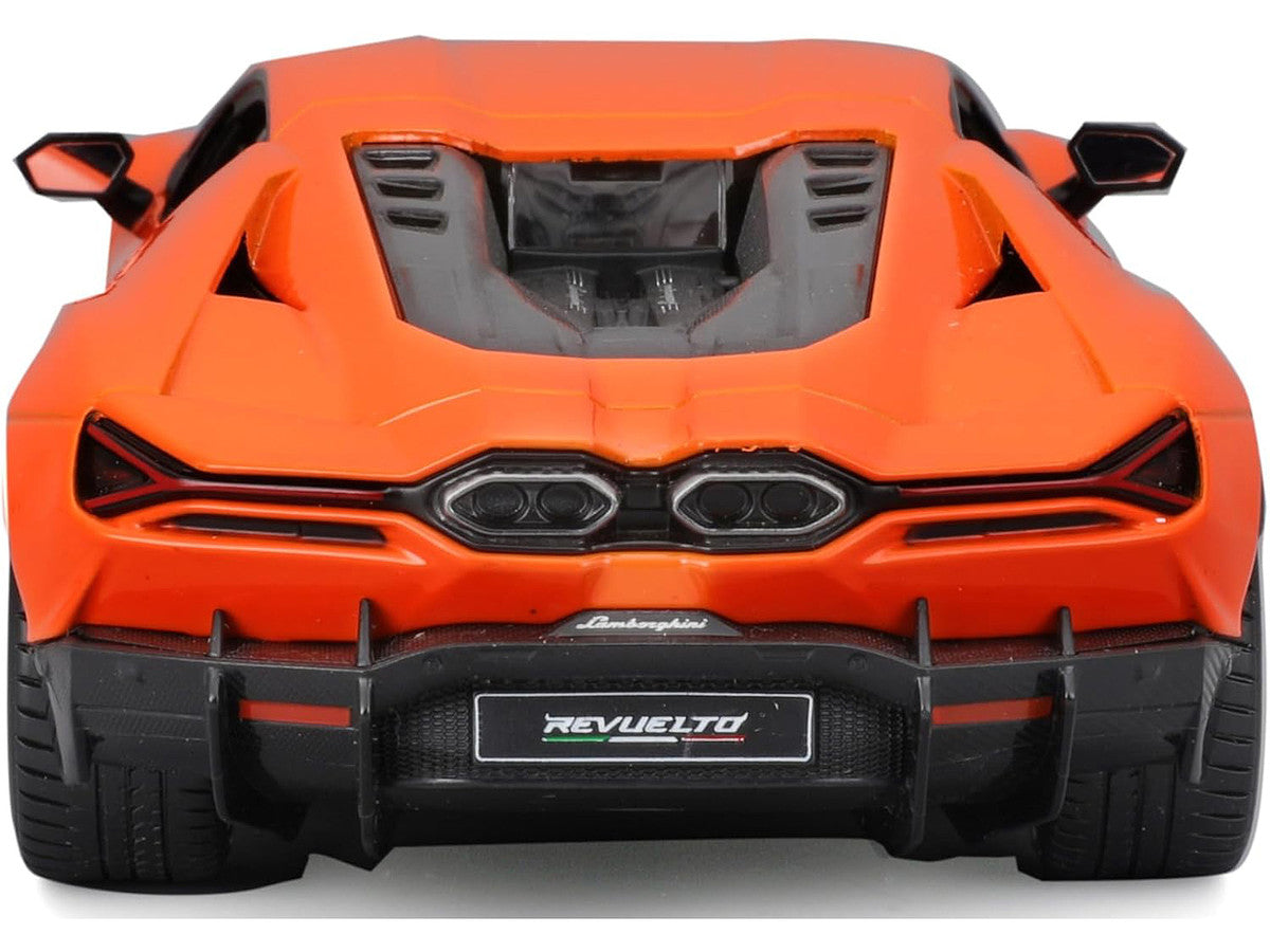 Lamborghini Revuelto Orange "Italian Design" Series 1/24 Diecast Model Car by Bburago Bburago