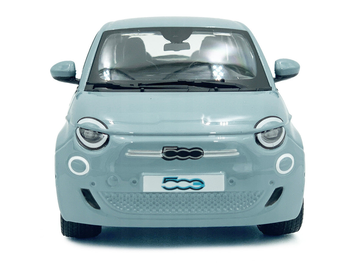 2023 Fiat 500e Light Blue 1/24 Diecast Model Car by Bburago Bburago