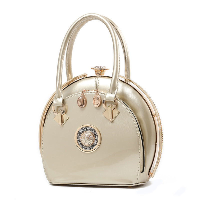 Bright leather high-end handbags noble fashion trend LadyShow.Store