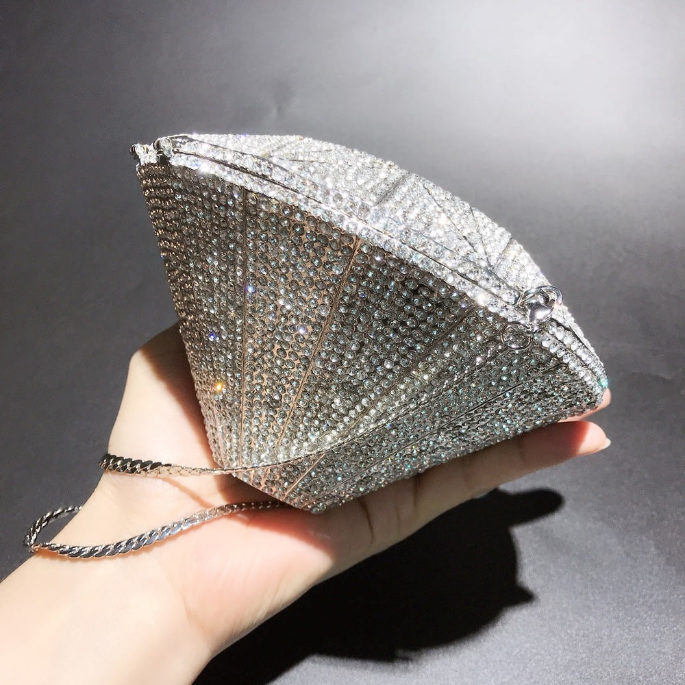 Three-dimensional diamond shape handbags LadyShow.Store