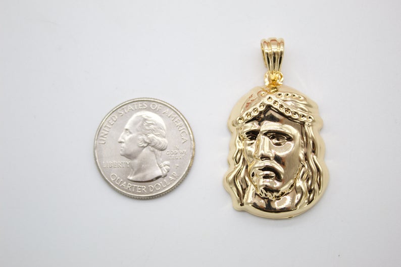 Jesus Head Pendant (A114) MIA Jewelry