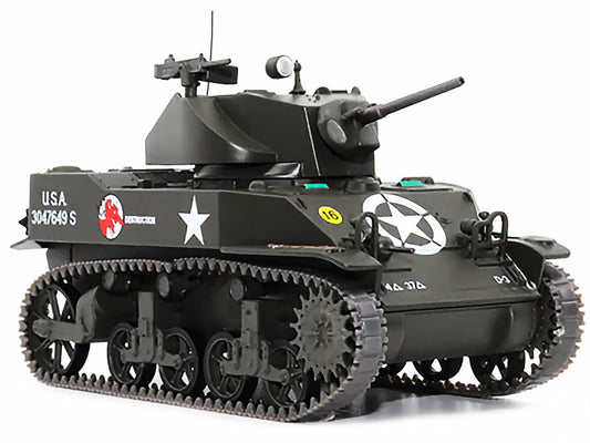 M5A1 Light Tank #16 "Destruction" "U.S.A. 37th Tank Battalion France September 1944" 1/43 Diecast Model by AFVs of WWII AFV's of WWII