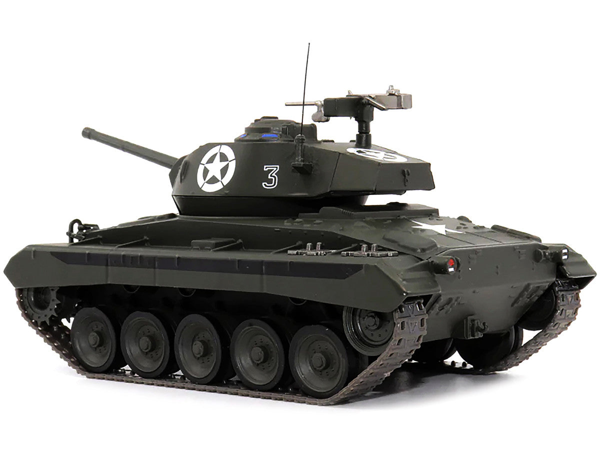 M24 "Chaffee" Tank #3 "U.S.A. 1st Armored Division Italy April 1945" 1/43 Diecast Model by AFVs of WWII AFV's of WWII