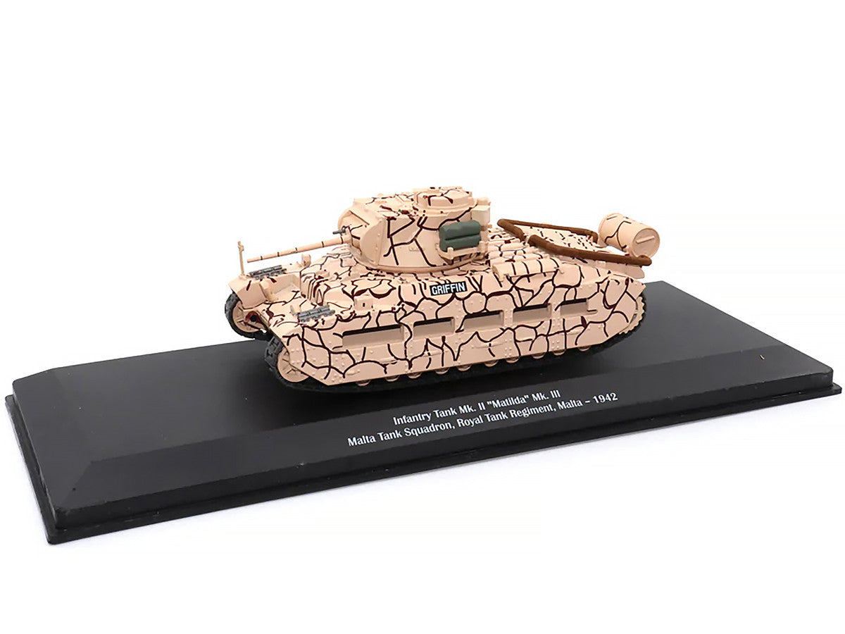 Infantry Tank Mk. II "Matilda" Mk. III "Griffin" "Malta Tank Squadron Royal Tank Regiment Malta 1942" 1/43 Diecast Model by AFVs of WWII AFV's of WWII