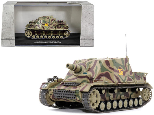 German Sd. Kfz. 166 "Sturmpanzer IV" "Brummbar" #36 "Germany Sturmpanzerabteilung 217 France August 1944" 1/43 Diecast Model by AFVs of WWII AFV's of WWII
