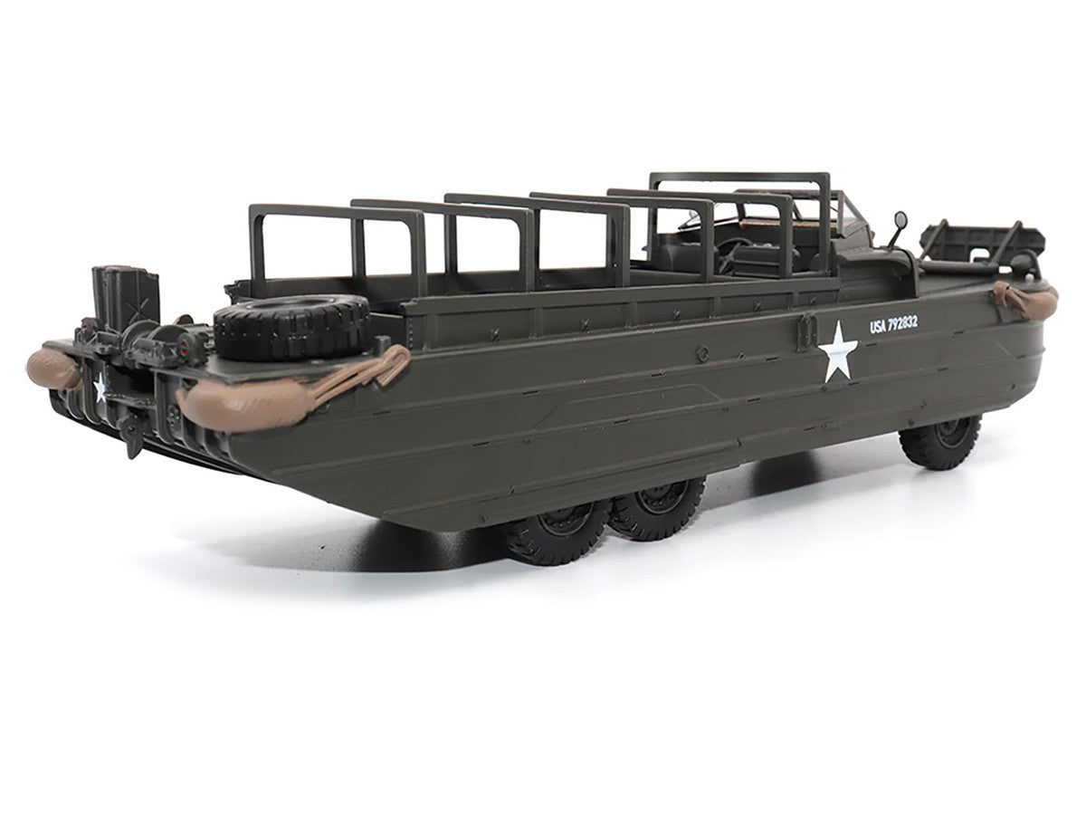 GMC DUKW Amphibious Vehicle Olive Drab "United States Army" 1/43 Diecast Model by Militaria Die Cast Militaria Die Cast