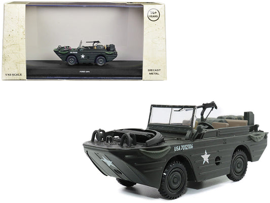 Ford GPA Amphibious Vehicle Olive Drab "United States Army" 1/43 Diecast Model by Militaria Die Cast Militaria Die Cast