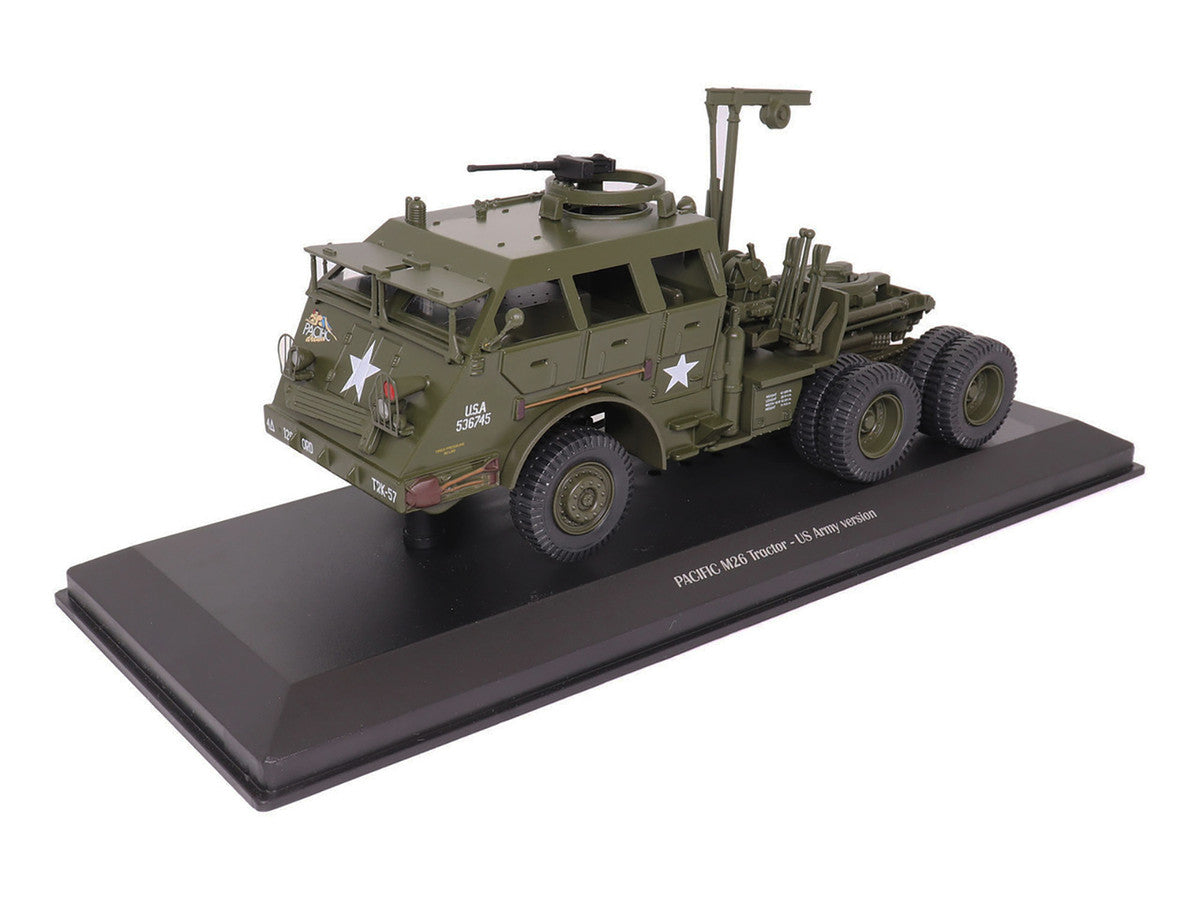 Pacific M26 Tractor Olive Drab "United States Army" 1/43 Diecast Model by Militaria Die Cast Militaria Die Cast