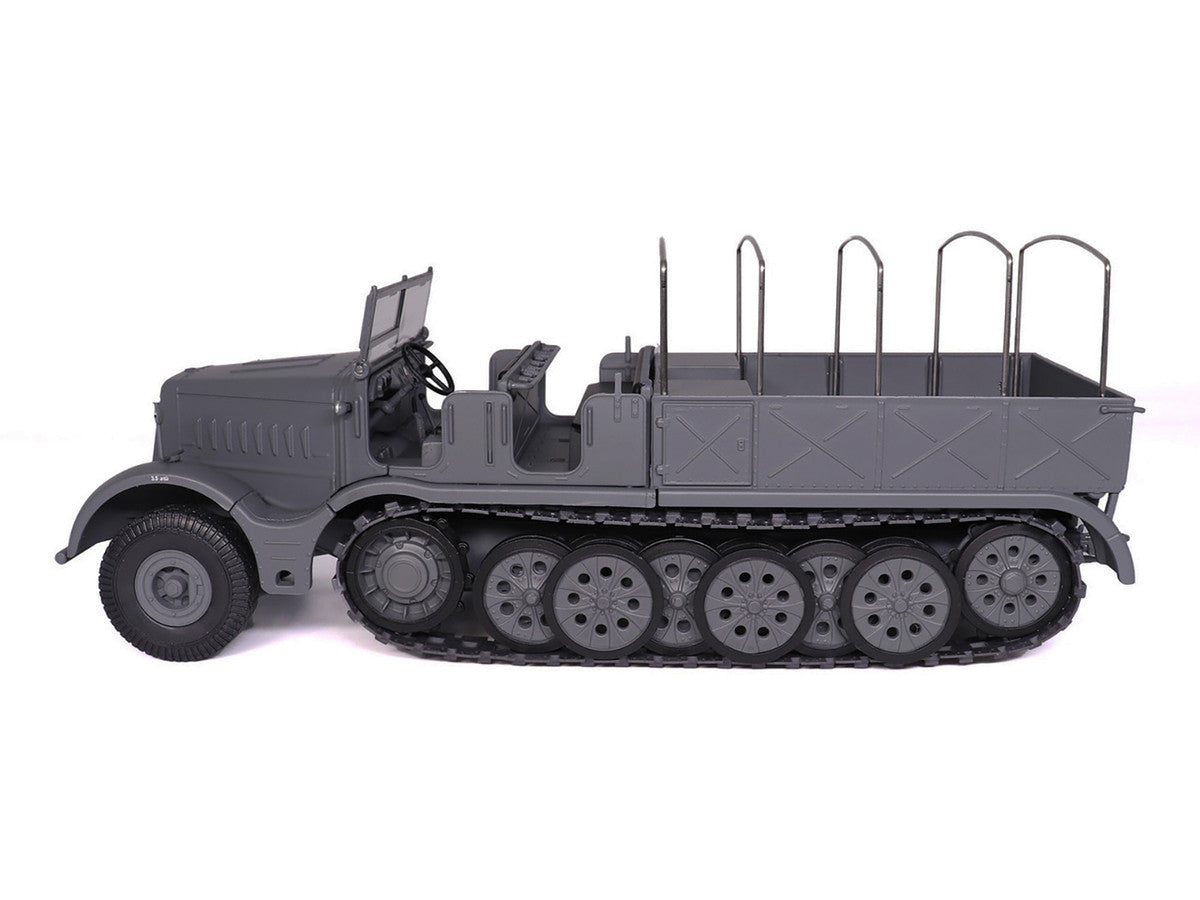Sd.Kfz. 9 18-Ton FAMO AFV Gray "German Army" 1/43 Diecast Model by Militaria Die Cast Militaria Die Cast