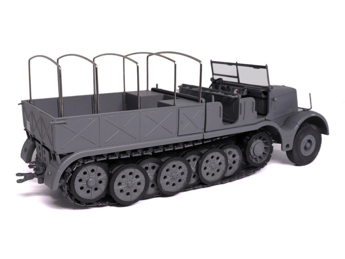 Sd.Kfz. 9 18-Ton FAMO AFV Gray "German Army" 1/43 Diecast Model by Militaria Die Cast Militaria Die Cast