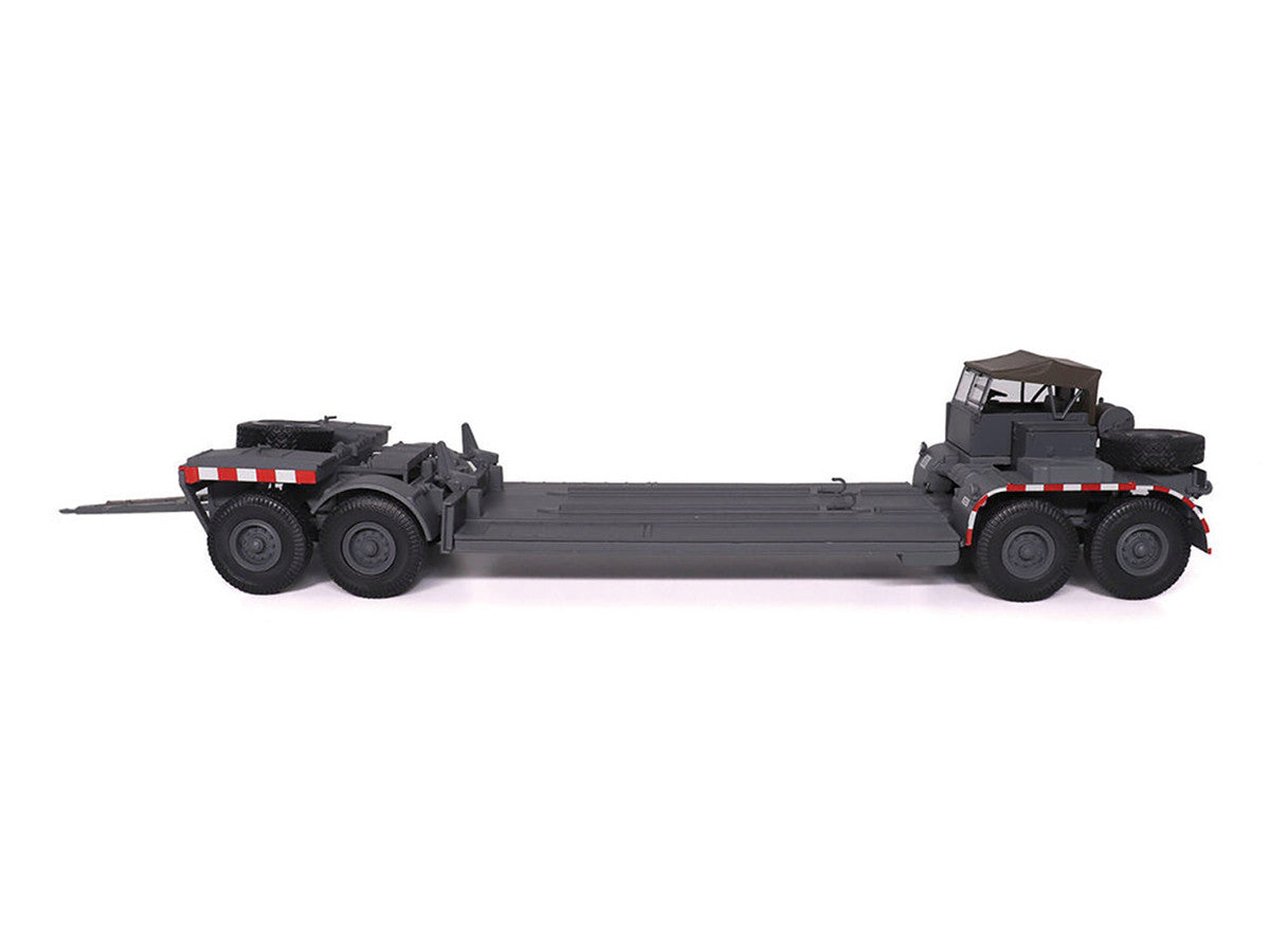 SD.AH. 116 22-Ton Tank Transporter Gray "German Army" 1/43 Diecast Model by Militaria Die Cast Militaria Die Cast