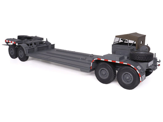 SD.AH. 116 22-Ton Tank Transporter Gray "German Army" 1/43 Diecast Model by Militaria Die Cast Militaria Die Cast