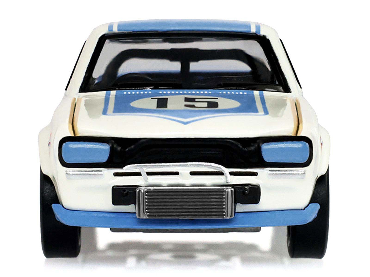 1972 Nissan Skyline 2000 GT-R (KPGC10) RHD (Right Hand Drive) #15 Kunimitsu Takahashi "50th Victory" White with Blue Stripe "Tokyo Torque" Series 10 1/64 Diecast Model Car by Greenlight Greenlight