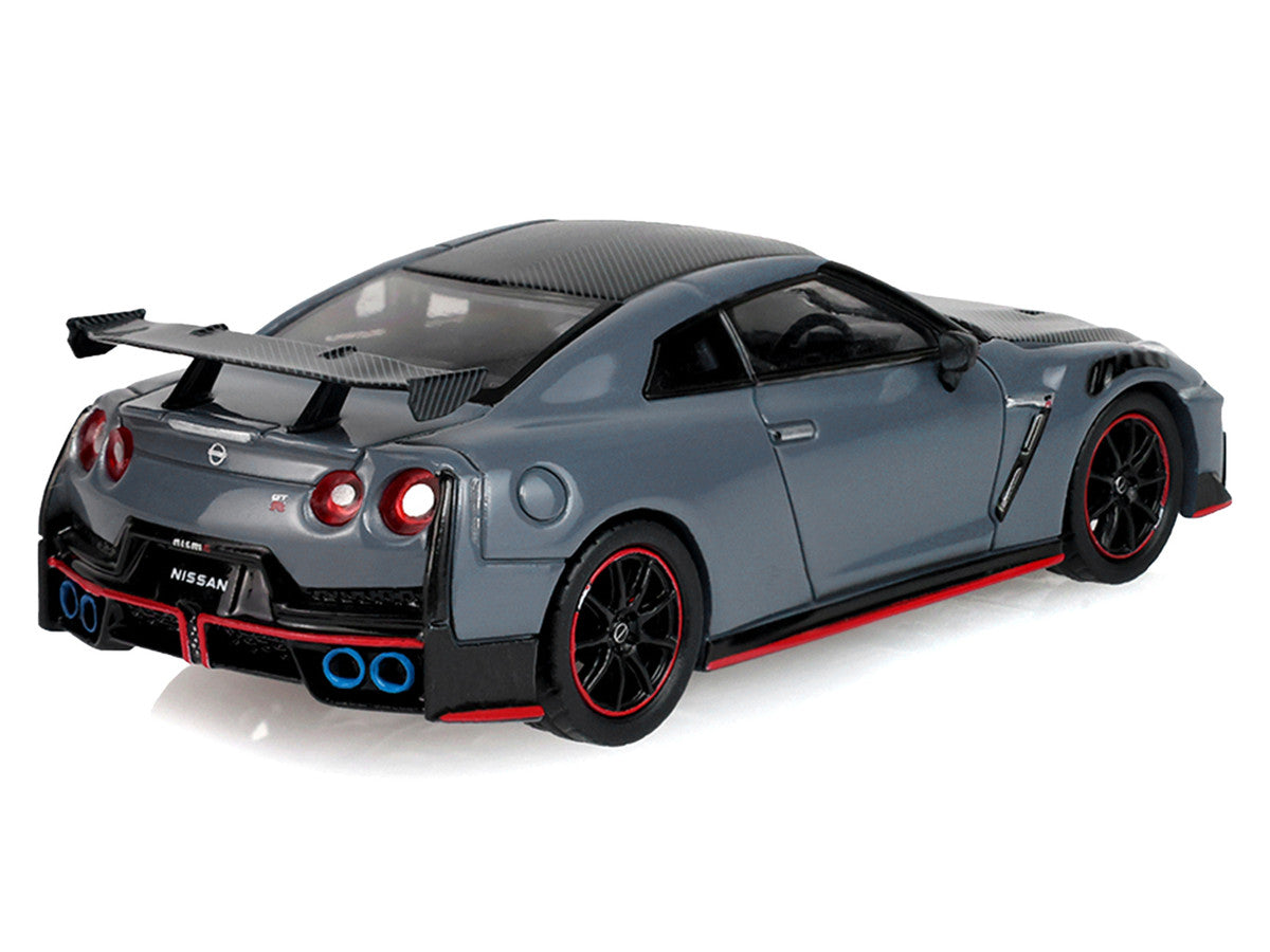 2024 Nissan GT-R (R35) NISMO RHD (Right Hand Drive) Stealth Gray with Carbon Top and Hood "Tokyo Torque" Series 10 1/64 Diecast Model Car by Greenlight Greenlight