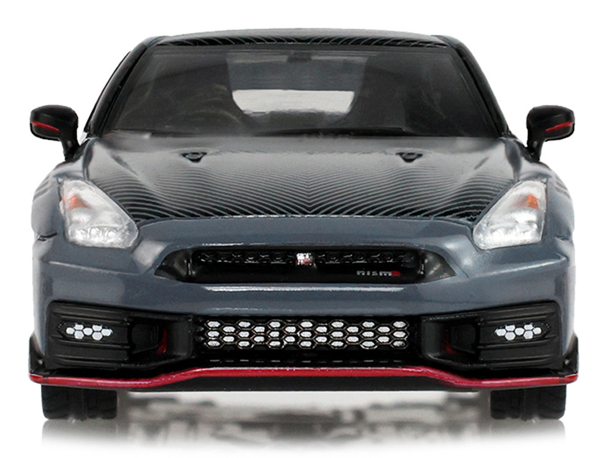 2024 Nissan GT-R (R35) NISMO RHD (Right Hand Drive) Stealth Gray with Carbon Top and Hood "Tokyo Torque" Series 10 1/64 Diecast Model Car by Greenlight Greenlight