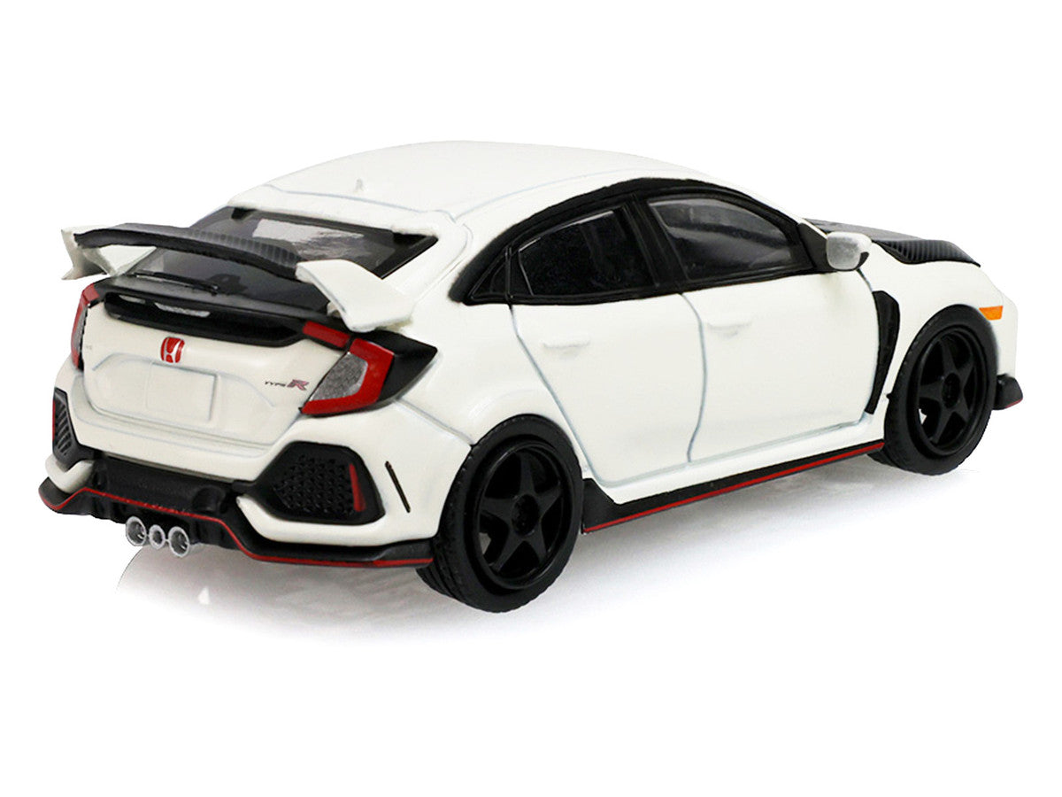2018 Honda Civic Type-R (FK8) RHD (Right Hand Drive) Championship White with Carbon Hood "Tokyo Torque" Series 10 1/64 Diecast Model Car by Greenlight Greenlight