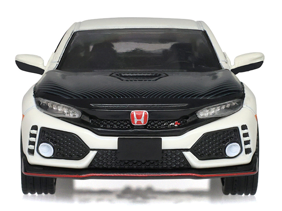 2018 Honda Civic Type-R (FK8) RHD (Right Hand Drive) Championship White with Carbon Hood "Tokyo Torque" Series 10 1/64 Diecast Model Car by Greenlight Greenlight