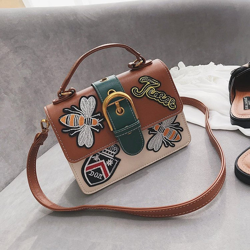 Embroidered handbag CJD