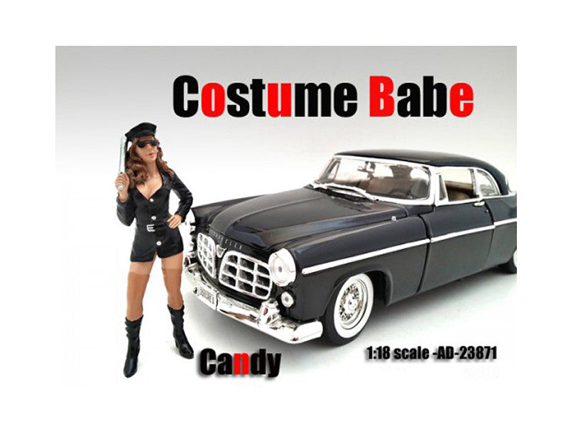 Costume Babe Candy Figure For 1:18 Scale Models by American Diorama American Diorama