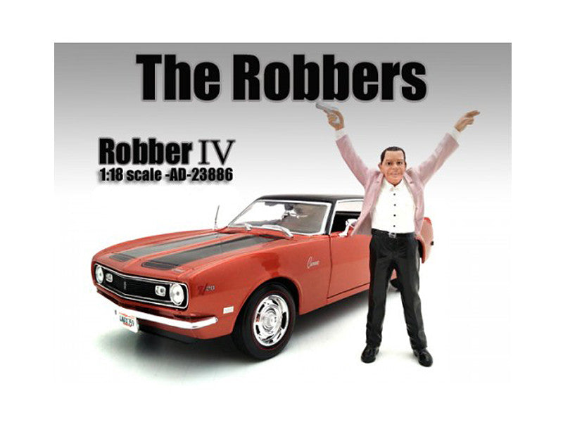"The Robbers" Robber IV Figure For 1:18 Scale Models by American Diorama American Diorama