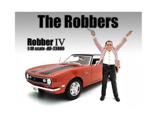 "The Robbers" Robber IV Figure For 1:18 Scale Models by American Diorama American Diorama