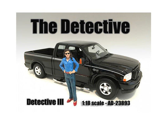 "The Detective #3" Figure For 1:18 Scale Models by American Diorama American Diorama