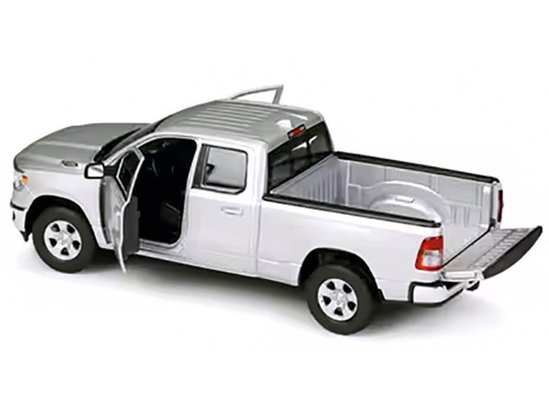 2019 RAM 1500 Pickup Truck Silver Metallic "NEX Models" Series 1/27 Diecast Model Car by Welly-1