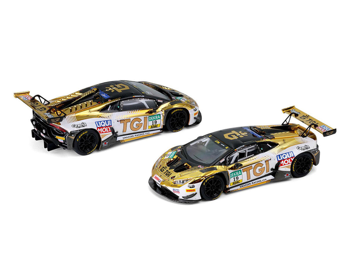 Lamborghini Huracan GT3 Evo2 #19 Luca Engstler "TGI Team" "DTM (Deutsche Tourenwagen Masters)" (2025) 1/64 Diecast Model Car by Trends Hobby Trends Hobby