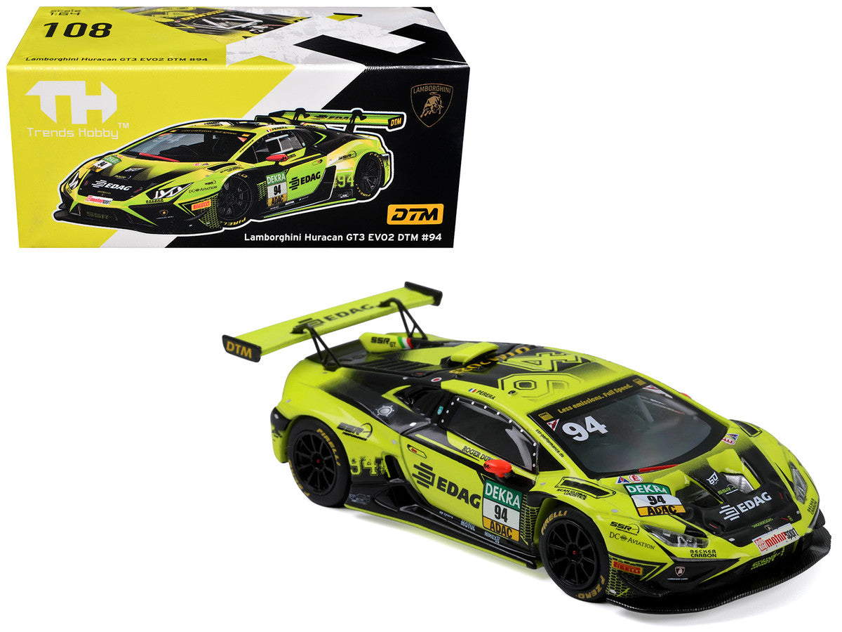 Lamborghini Huracan GT3 Evo 2 #94 Franck Perera "SSR Performance" "DTM" (2023) 1/64 Diecast Model Car by Trends Hobby Trends Hobby