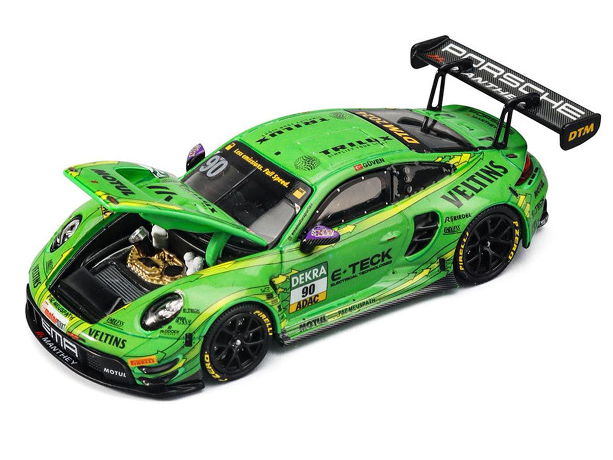 Porsche 911 GT3 R (992) #90 Ayhancan Guven "Manthey EMA" "DTM" (2024) 1/64 Diecast Model Car Trends Hobby-1