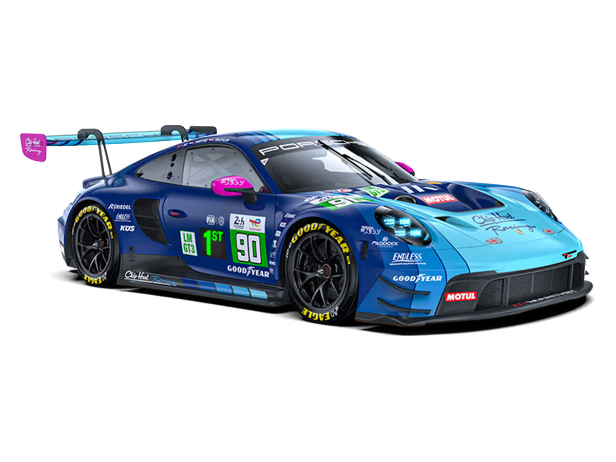 Porsche 911 GT3 R (992) #90 Antares Au - Klaus Bachler - Loek Hartog "Manthey" "24 Hours of Le Mans" (2024) 1/64 Diecast Model Car by Trends Hobby Trends Hobby