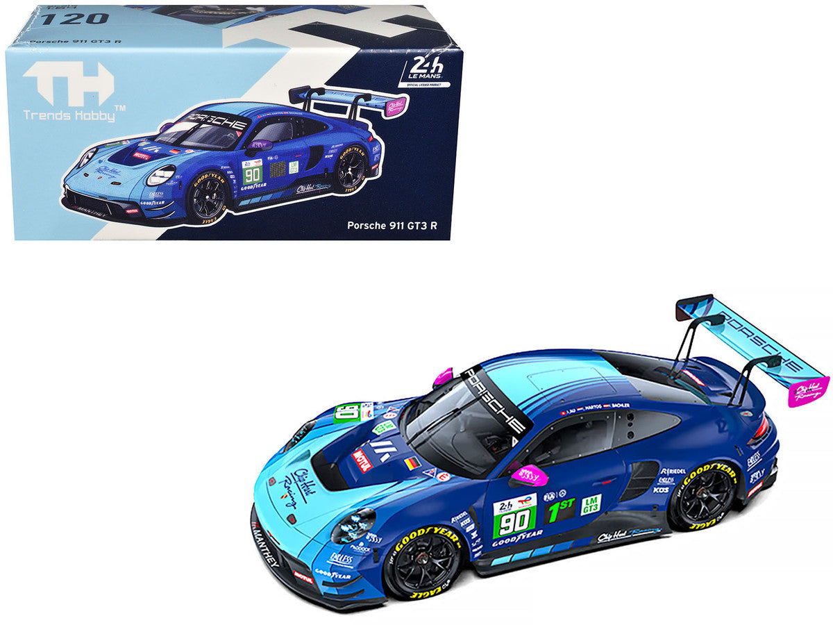 Porsche 911 GT3 R (992) #90 Antares Au - Klaus Bachler - Loek Hartog "Manthey" "24 Hours of Le Mans" (2024) 1/64 Diecast Model Car by Trends Hobby Trends Hobby