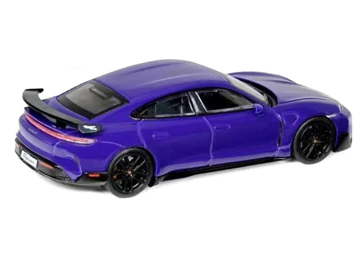 Porsche Taycan Turbo GT Purple 1/64 Diecast Model Car by Trends Hobby Trends Hobby