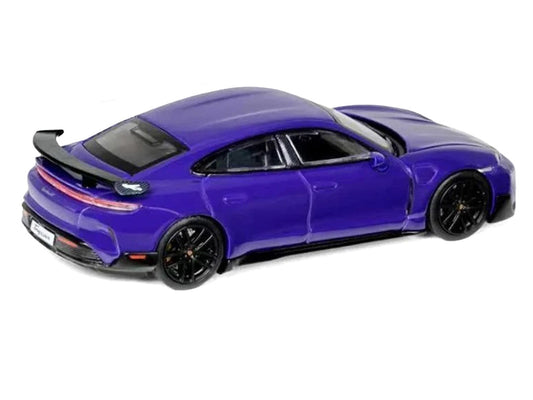 Porsche Taycan Turbo GT Purple 1/64 Diecast Model Car by Trends Hobby Trends Hobby