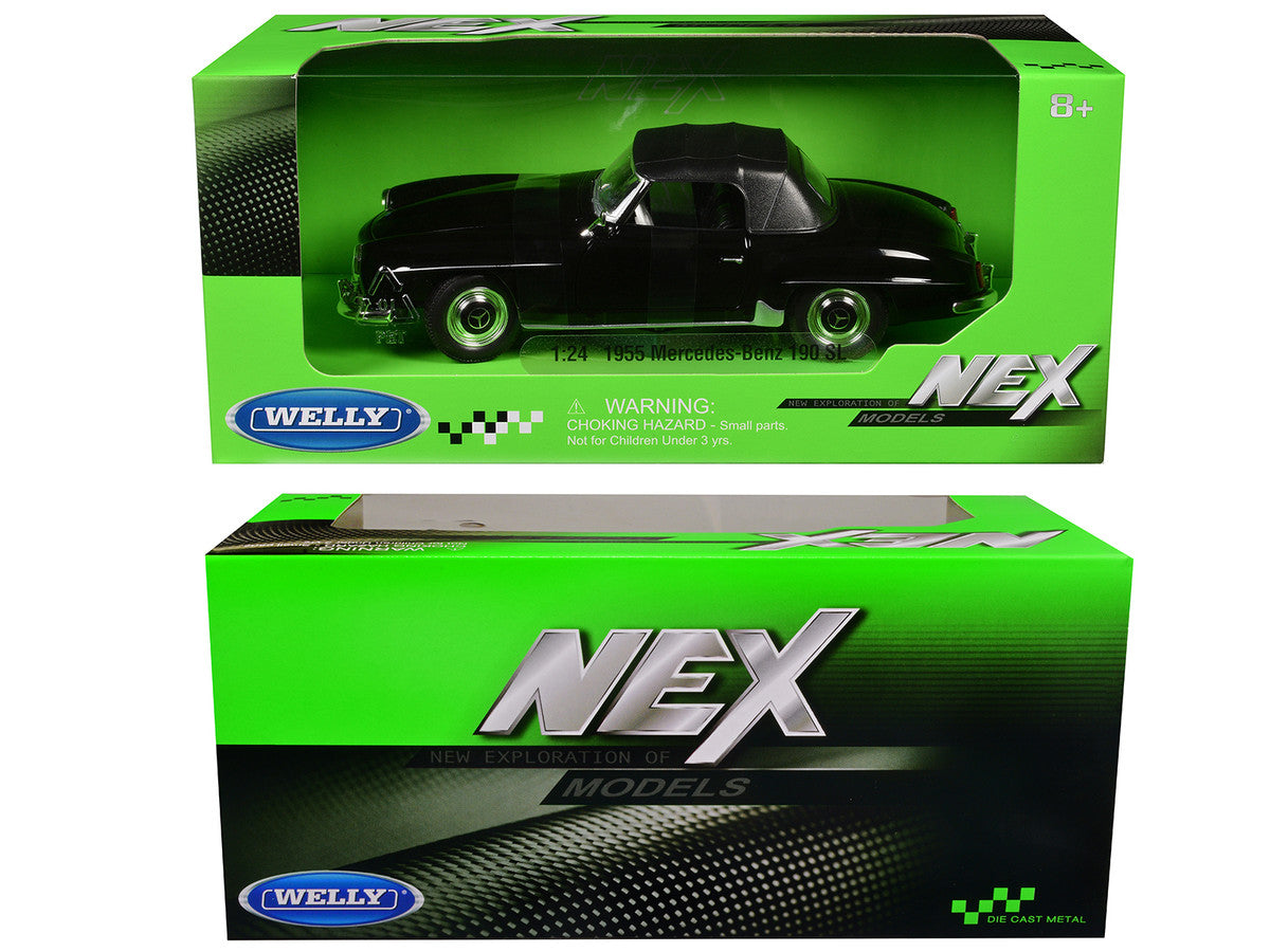 1963 Mercedes-Benz 600 Black "NEX Models" Series 1/24 Diecast Model Car by Welly Welly