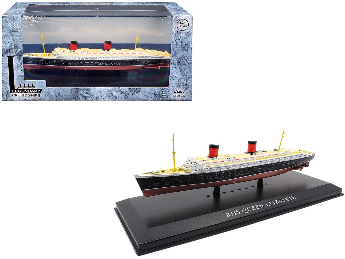 RMS Queen Elizabeth Passenger Ship 1/1250 Diecast Model by Legendary Cruise Ships Dragon Models