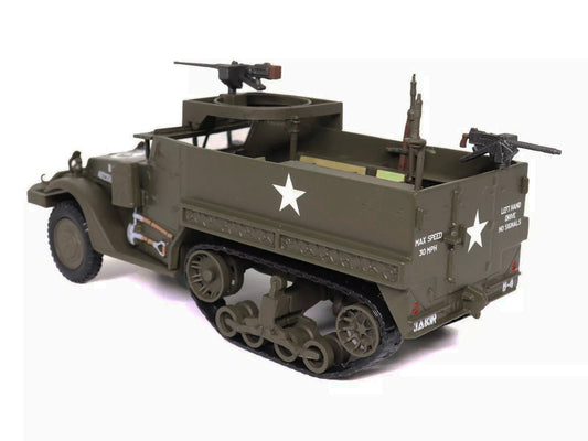 M3 Half-Track AFV with M2HB Machine Gun Olive Drab "United States Army" 1/43 Diecast Model by Militaria Die Cast Militaria Die Cast