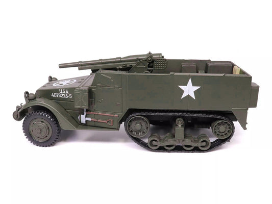 M3 Gun Motor Carriage with 75mm M1897A4 Gun Olive Drab "United States Army" 1/43 Diecast Model by Militaria Die Cast Militaria Die Cast
