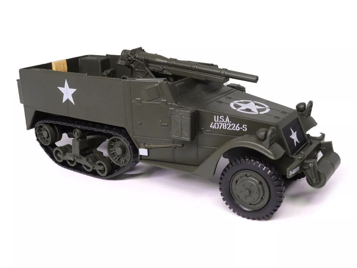 M3 Gun Motor Carriage with 75mm M1897A4 Gun Olive Drab "United States Army" 1/43 Diecast Model by Militaria Die Cast Militaria Die Cast