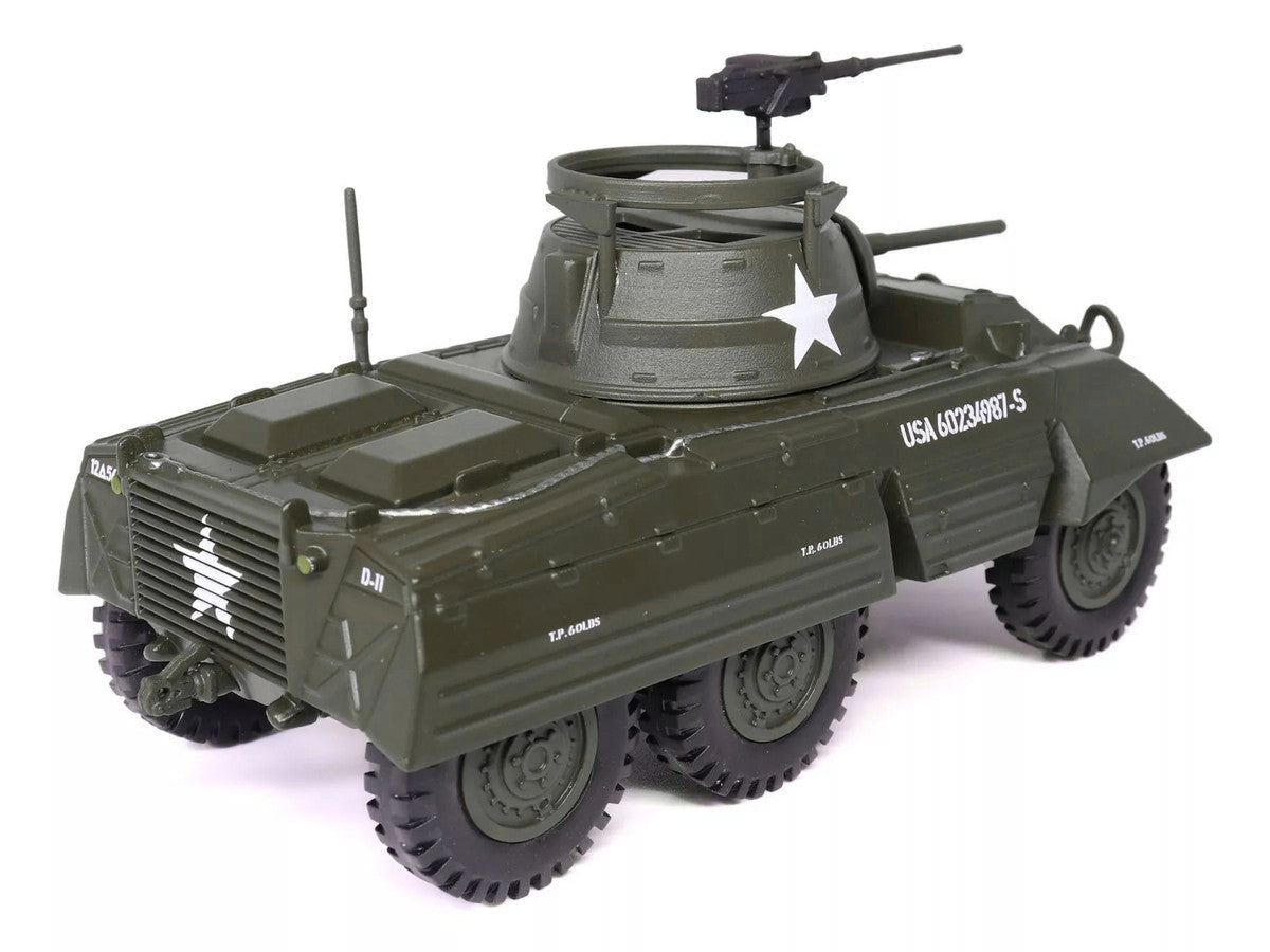 M8 Light Armored Car Olive Drab "United States Army" 1/43 Diecast Model by Militaria Die Cast Militaria Die Cast