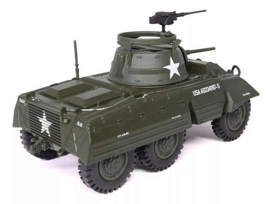 M8 Light Armored Car Olive Drab "United States Army" 1/43 Diecast Model by Militaria Die Cast Militaria Die Cast